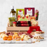 Ultimate Meat & Cheese Wooden Gift Crate